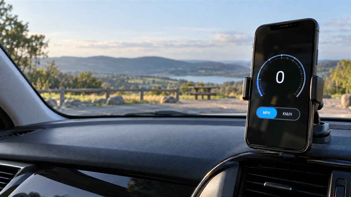 GPS Speedometer in MPH and KM/H: Read and Convert Speed